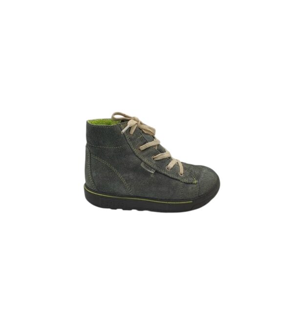 Adidasi copii Pepino 28, piele intoarsa, gri - imagine 1