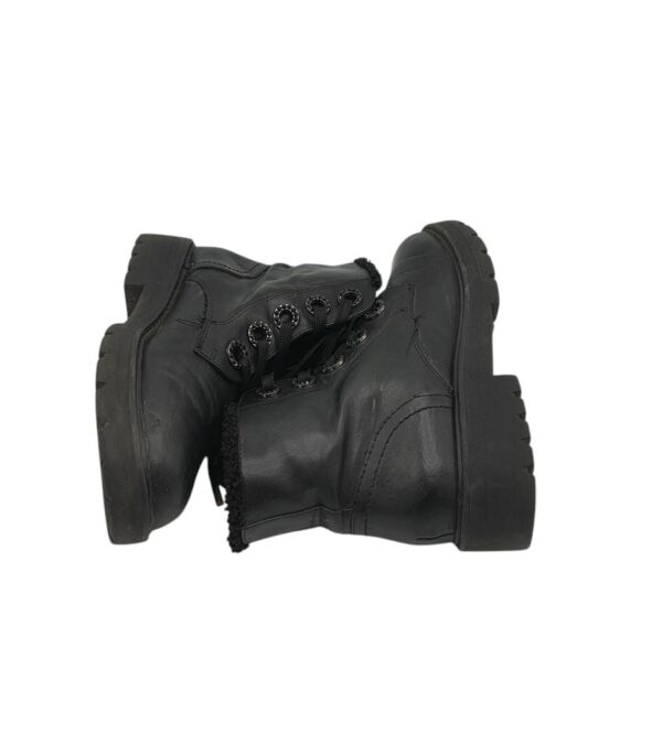 Ghete dama Landrover 37, imitatie de piele, negru, imblanite - imagine 4