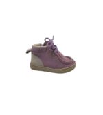 Ghete copii John Lewis 23, piele, piele intoarsa, mov