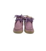 Ghete copii John Lewis 23, piele, piele intoarsa, mov - imagine 3