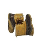 Cizme copii Primigi 28, piele intoarsa, maro negru, Gore-tex, imblanite - imagine 4