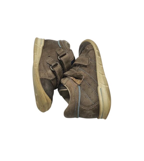 Adidasi copii Ecco 26, piele, gri - imagine 4