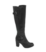 Cizme dama Tamaris 37, piele, negru