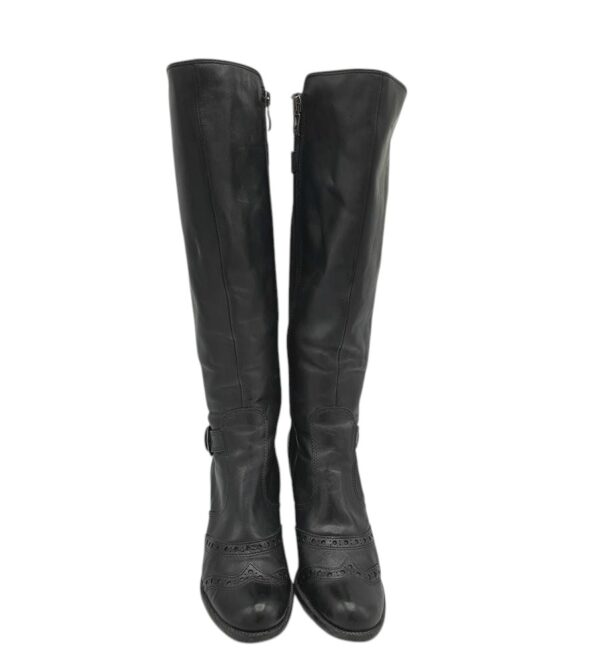 Cizme dama Tamaris 37, piele, negru - imagine 3