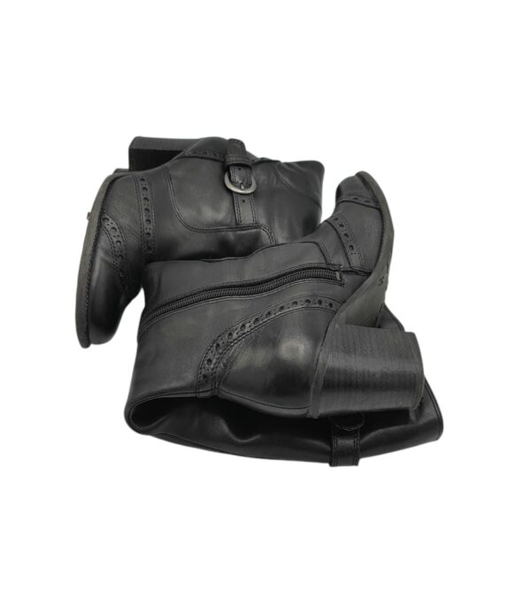 Cizme dama Tamaris 37, piele, negru - imagine 4