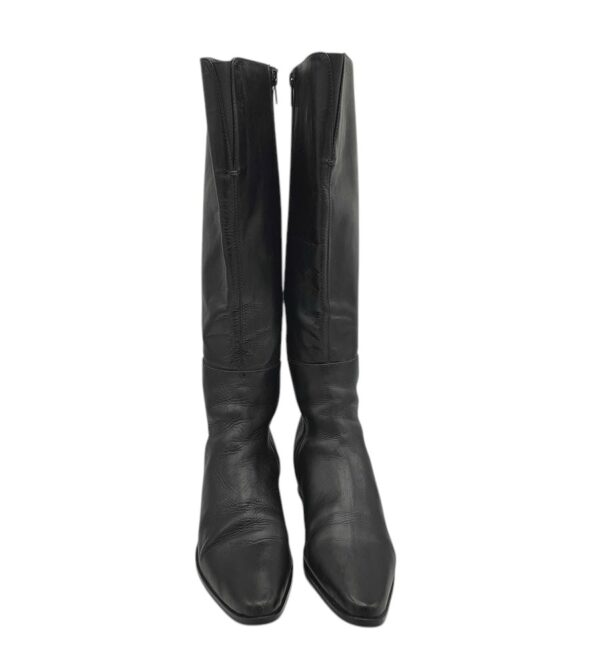 Cizme dama Cypres 37, piele, negru - imagine 3