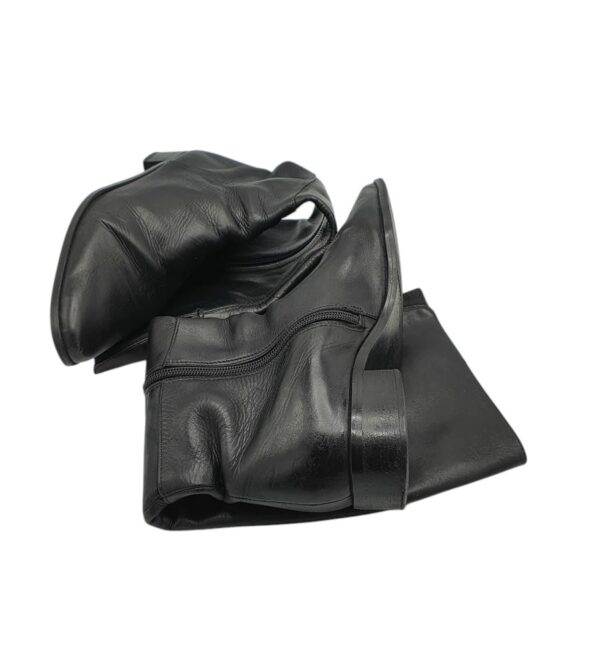 Cizme dama Cypres 37, piele, negru - imagine 4