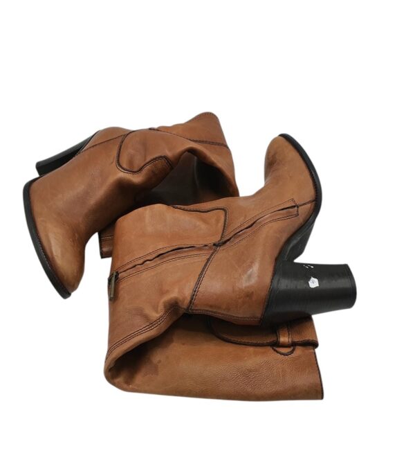 Cizme dama Seller 40, piele, maro - imagine 4