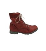 Ghete dama Les Peties Parisiennes 40, piele, rosu