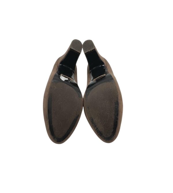 Pantofi dama Kiss Kriss 36, material textil, bej - imagine 5
