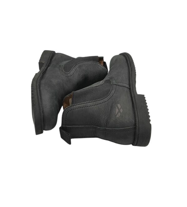 Ghete dama Hoggs of Fife 38, piele, negru - imagine 4