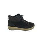 Ghete dama Ara 37, piele intoarsa, negru