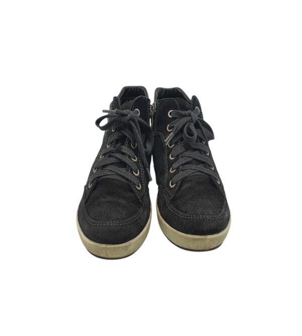 Ghete dama Ara 37, piele intoarsa, negru - imagine 3
