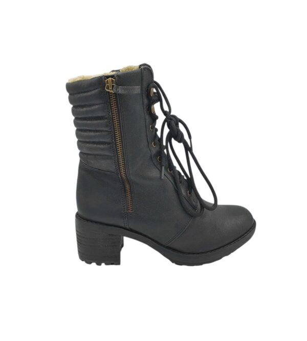 Ghete dama Clarks 39, piele, negru - imagine 1