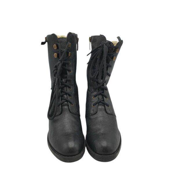 Ghete dama Clarks 39, piele, negru - imagine 3