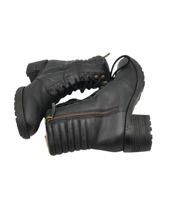 Ghete dama Clarks 39, piele, negru - imagine 4