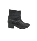 Botine dama 41, piele, negru