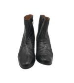 Botine dama 41, piele, negru - imagine 3