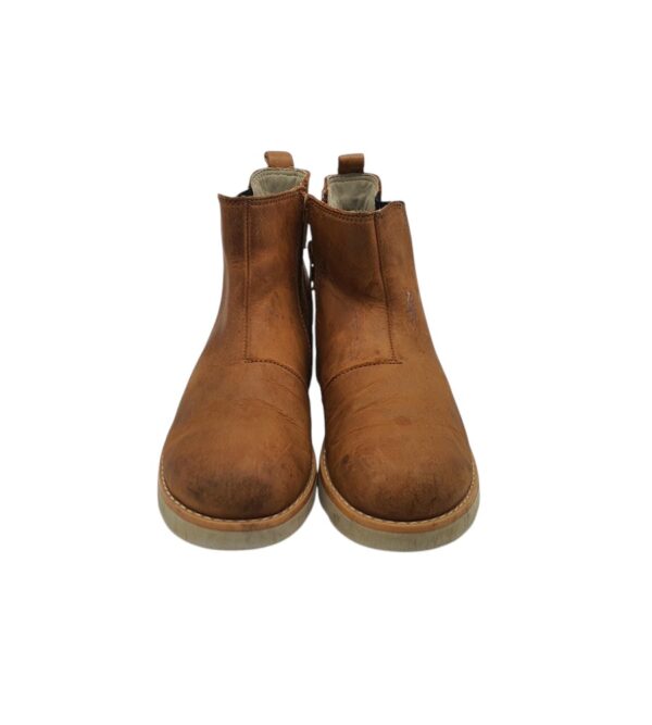 Ghete copii Clarks 30, piele, maro - imagine 3