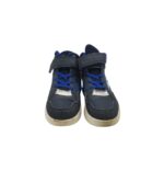 Adidasi copii Sneakers 30, imitatie de piele, negru albastru - imagine 3