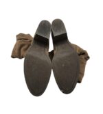 Cizme dama 5th Avenue 40, piele intoarsa, maro - imagine 5