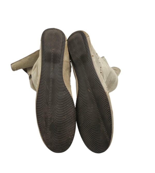 Cizme dama San Marina 38, piele intoarsa, bej - imagine 5