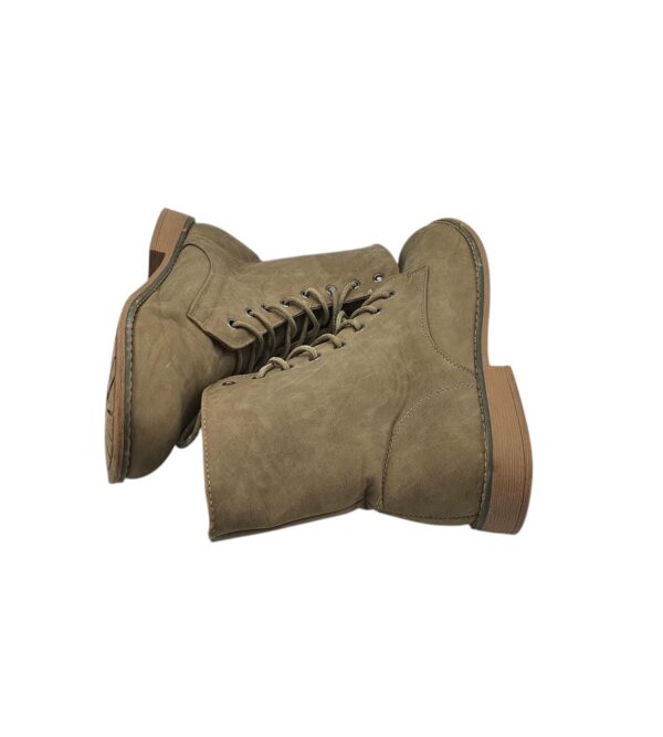 Ghete dama Queen Tina 40, imitatie de piele , bej,imblanite - imagine 4