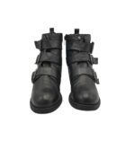 Ghete dama Fortini 39, piele, negru - imagine 3