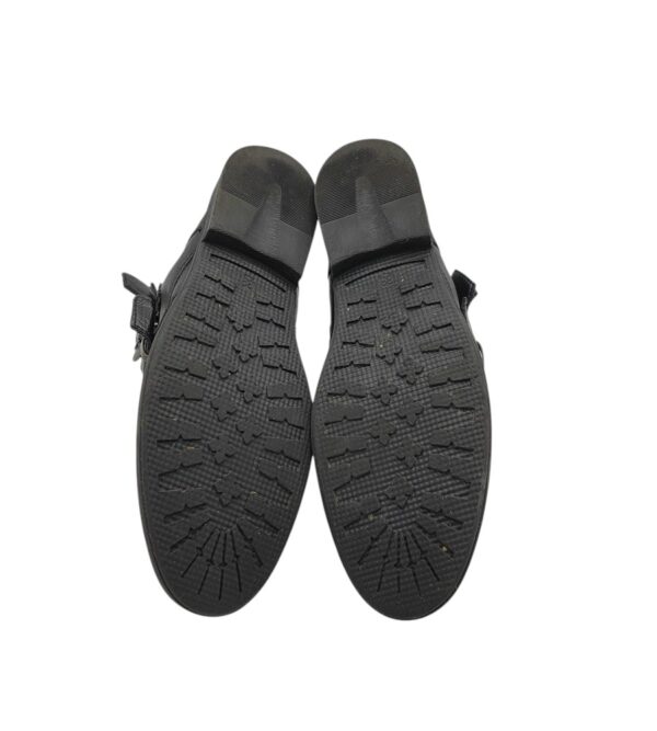 Ghete dama Fortini 39, piele, negru - imagine 5