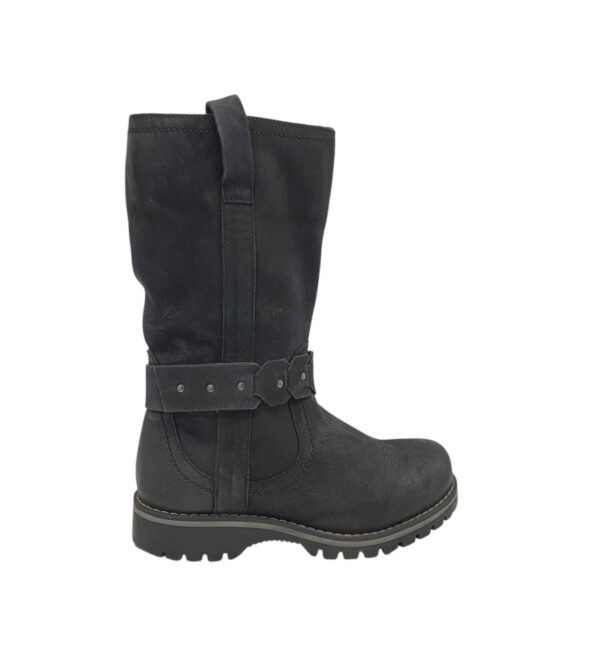 Cizme dama Dr. Jurgens 38, piele, negru, imblanite - imagine 1