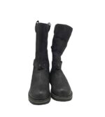 Cizme dama Dr. Jurgens 38, piele, negru, imblanite - imagine 3