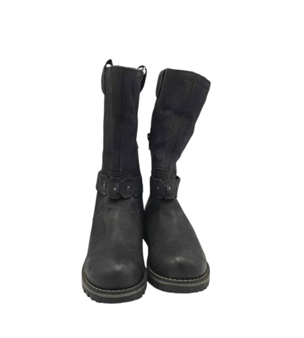 Cizme dama Dr. Jurgens 38, piele, negru, imblanite - imagine 3