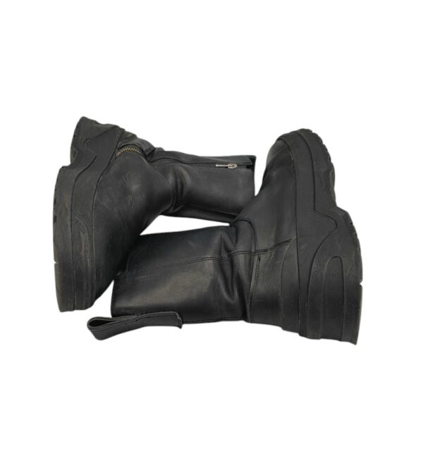 Ghete barbati Vagabond 41, piele, negru, imblanite - imagine 4