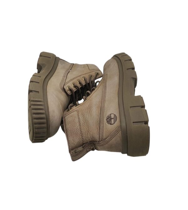 Ghete dama Timberland 40, piele, bej - imagine 4