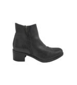 Botine dama 5th Avenue 40, piele, negru