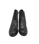 Botine dama 5th Avenue 40, piele, negru - imagine 3
