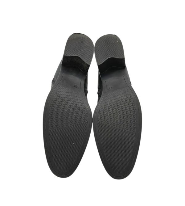Botine dama 5th Avenue 40, piele, negru - imagine 5