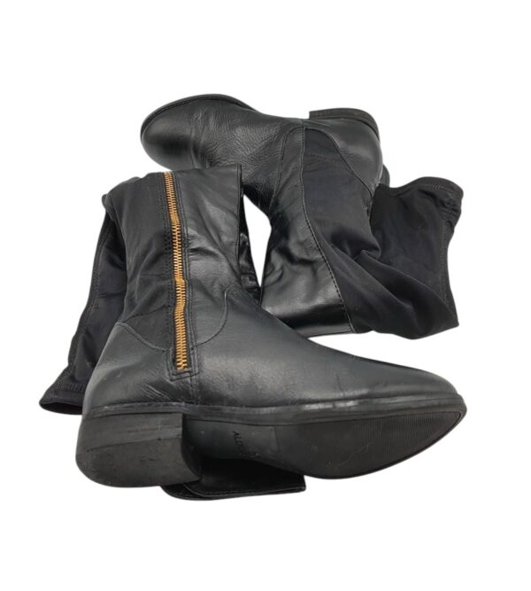 Cizme dama Aldo 37, imitatie de piele, material textil, piele, negru - imagine 4