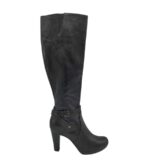 Cizme dama Geox 40, piele, negru