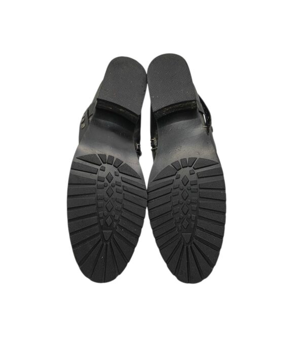 Botine dama 41, imitatie de piele, gri - imagine 5
