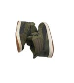 Adidasi copii Puma 27, piele intoarsa, kaki - imagine 4