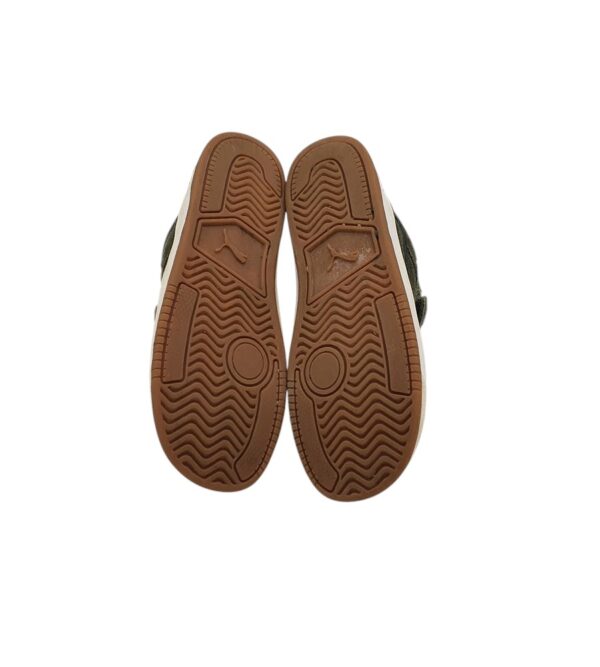 Adidasi copii Puma 27, piele intoarsa, kaki - imagine 5