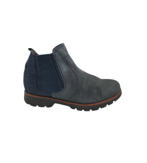 Botine dama Bama 38,  piele, albastru - imagine 1