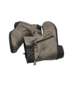 Cizme dama 38, imitatie de piele, gri - imagine 4