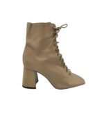 Botine dama Zara 38, piele, bej