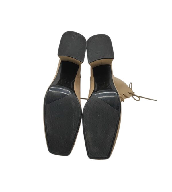 Botine dama Zara 38, piele, bej - imagine 5