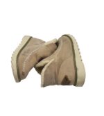 Cizme copii Sport 34, material textil, bej, imblanite - imagine 4