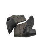 Botine dama Rieker 38, imitatie piele, negru - imagine 4