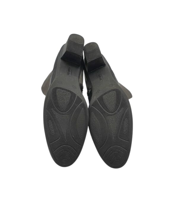 Botine dama Rieker 38, imitatie piele, negru - imagine 5
