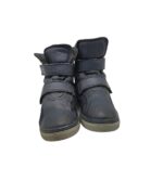 Ghete copii Asso 35, piele, albastru - imagine 3